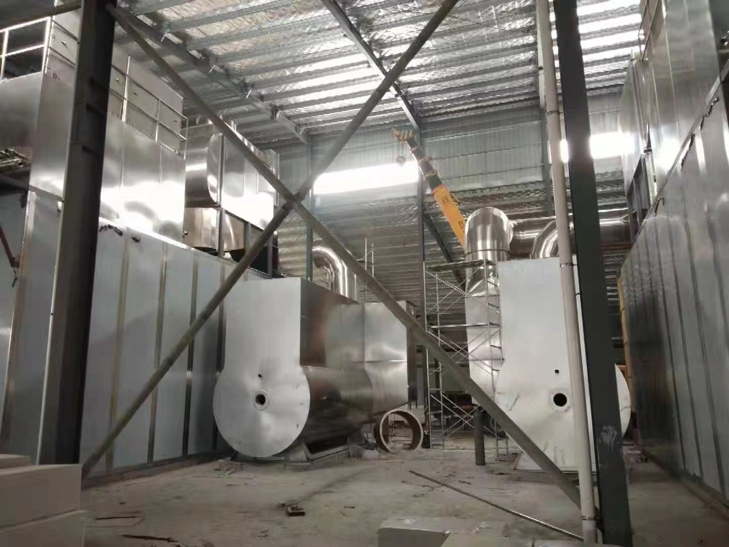 WSD系列臥式干燥機(jī)小空間安裝現(xiàn)場 1
